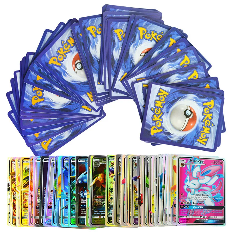 120 шт./коркоркор. Pokemon TCG издание на английском языке флэш-карты пикамон Покемон