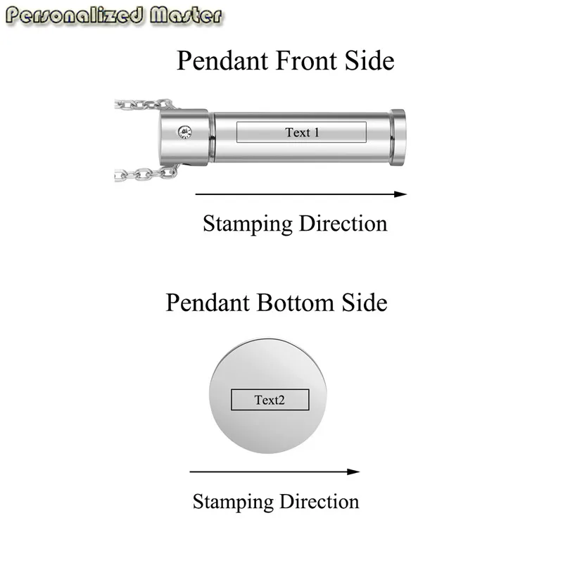 Персонализированные мастер индивидуальный кулон из нержавеющей стали