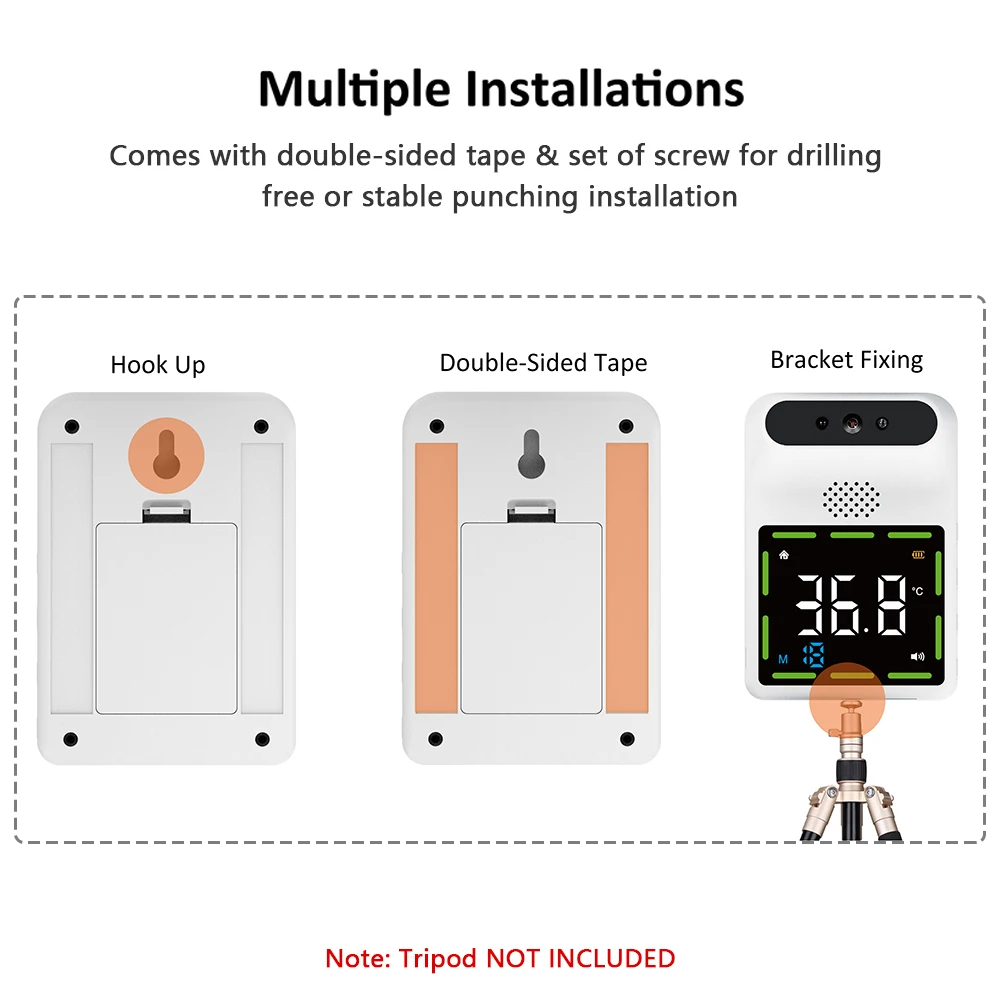 Инфракрасный термометр Бесконтактный цифровой 14 языков | Красота и здоровье