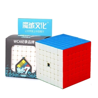 Многоцветный Moyu 7x7x7 куб Meilong 7x7x7 магический куб moyu 7x7 скоростной куб MoFang JiaoShi 7x7 Головоломка Куб Moyu MF7 7x7x7 cubo magico - Цвет: Многоцветный