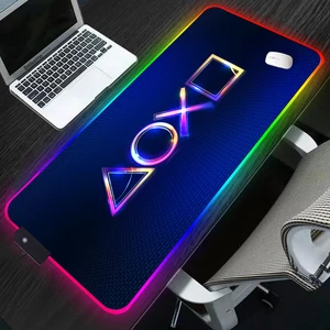 game console playstation ps4 gaming mouse pad super anime laptop keyboard pad large gaming mouse pad quality mousepad rgb anime free global shipping
