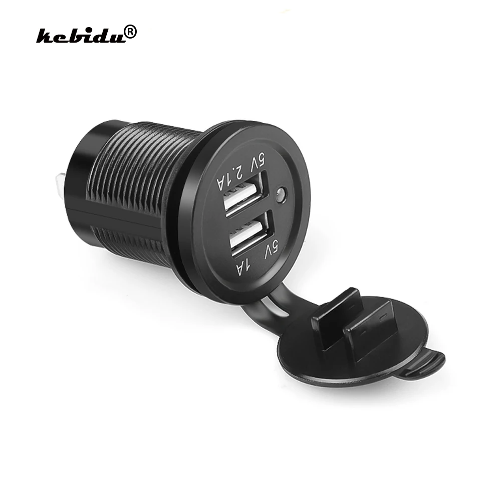 Автомобильное зарядное устройство Kebidu с 2 USB портами 5 в|Зарядные устройства для