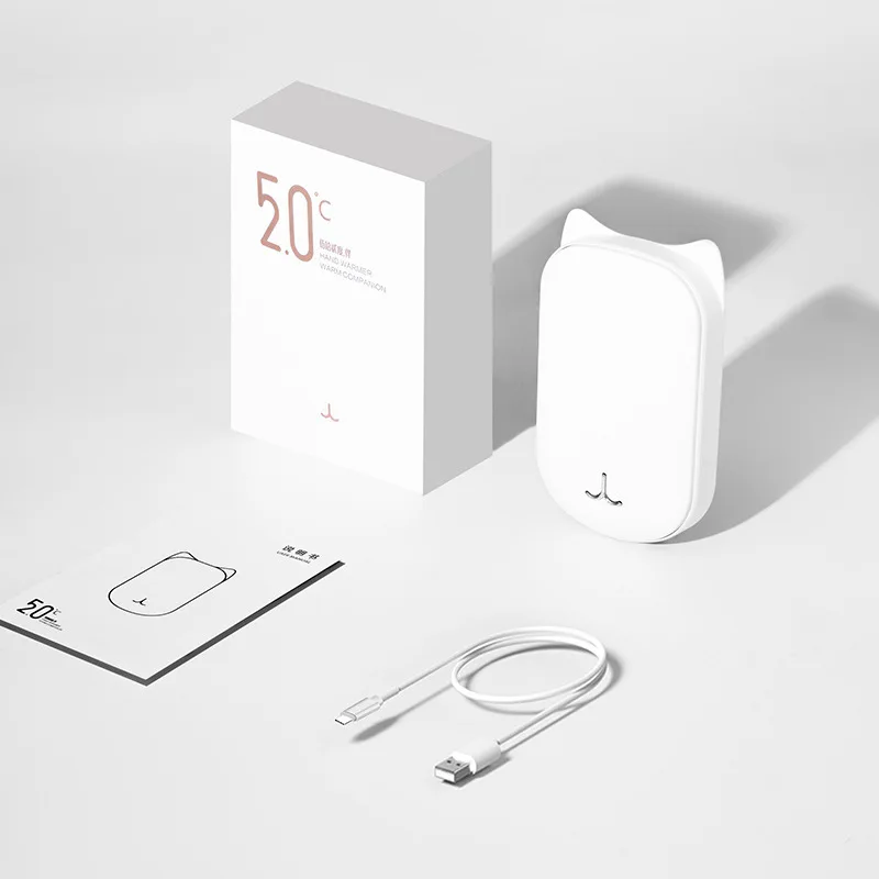 

Simple and Light Luxury Hand Warmer Mobile Power USB Dual-use New Mini Charging Warm Baby Can Warm Hands Charging Treasure