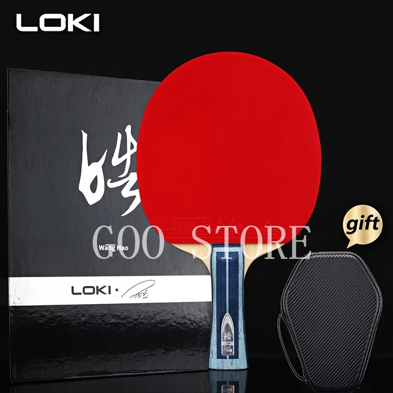 LOKI Wang Hao Commemorative Platinum Version Table Tennis Racket Carbon Blade Professional PingPong Bat Ping Pong Paddle