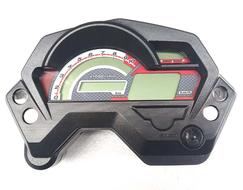 TKOSM мотоцикл спидометр цифровой универсальный Электронный индикатор ЖК дисплей