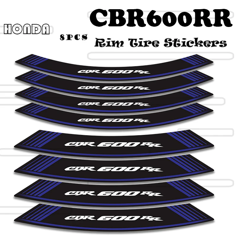 

Motorcycle Wheel Rim Edge Sticker Decal Stripes Emblem MotorBike protection Refit Decoration For HONDA CBR600RR cbr600 rr cbr