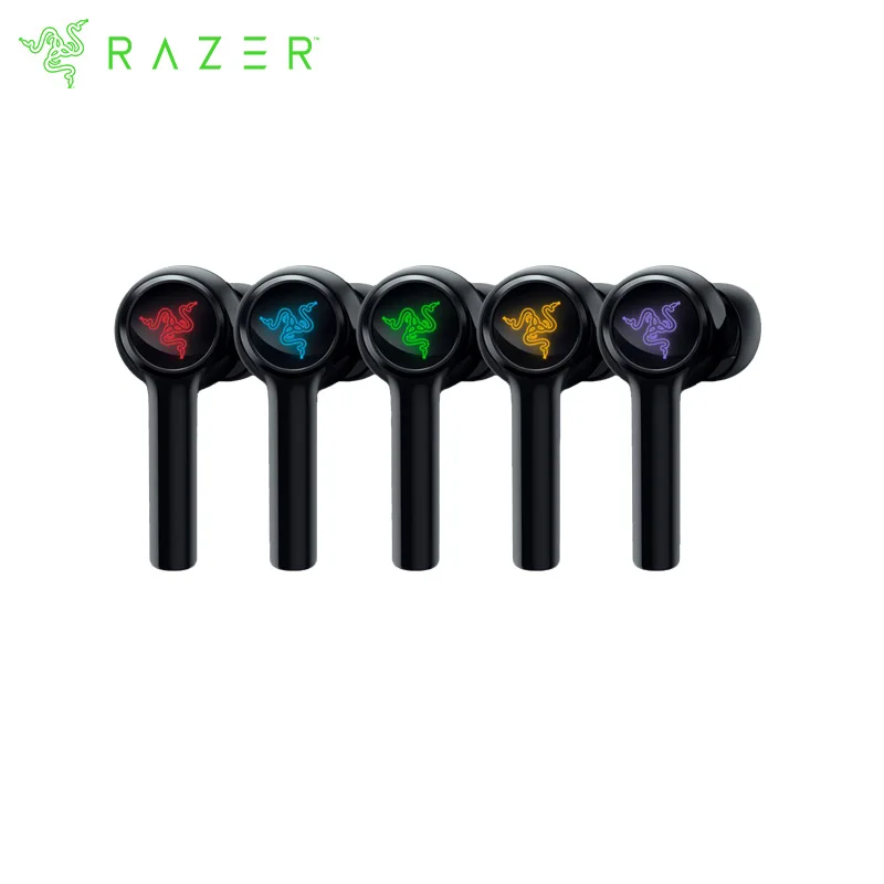 

Razer 2nd Generation Hammerhead True Wireless Chrome RGB Earbuds Low Latency Gaming ANC Headset
