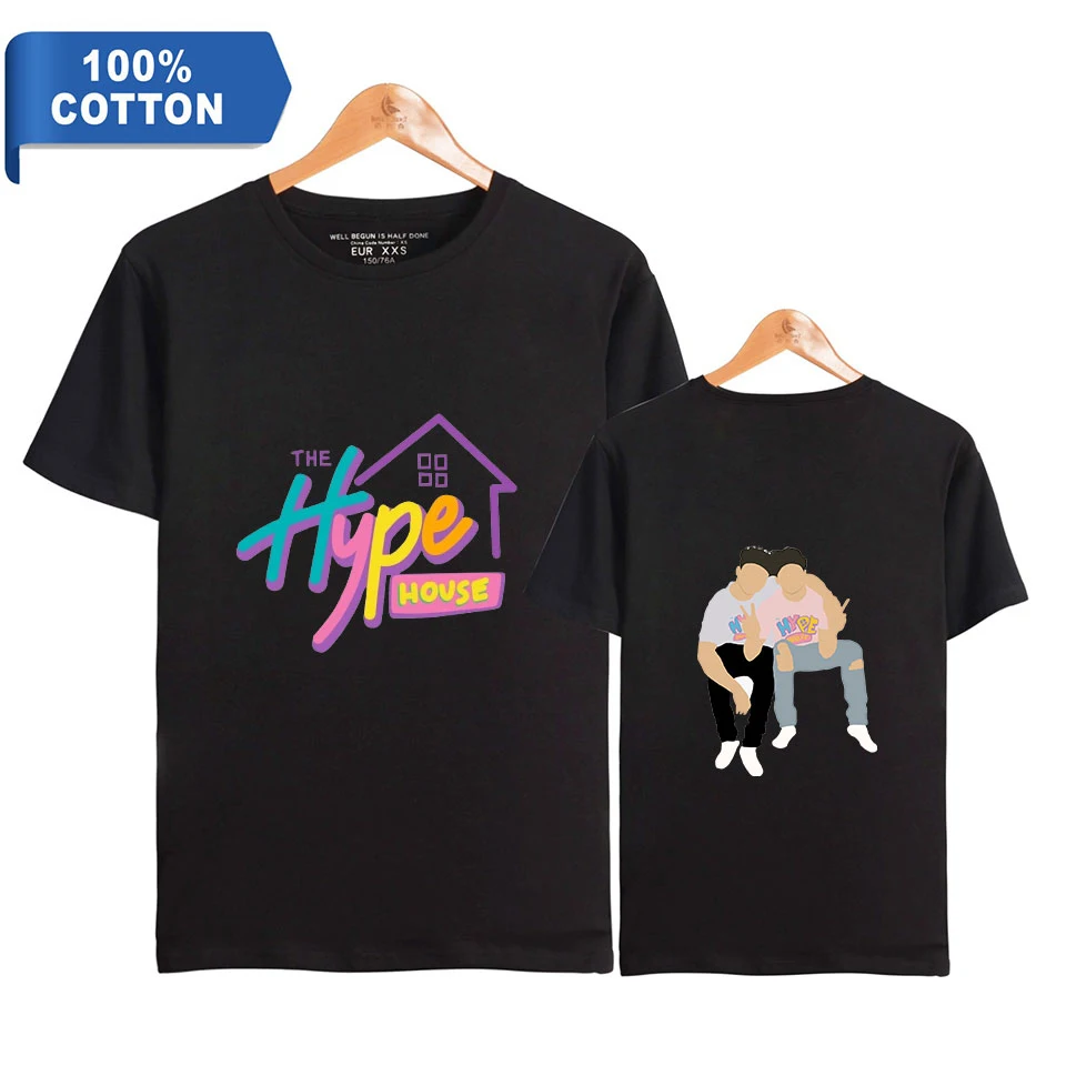 Футболка The Hype House с принтом Тони Харадзюку братья Лопез модная летняя коллекция
