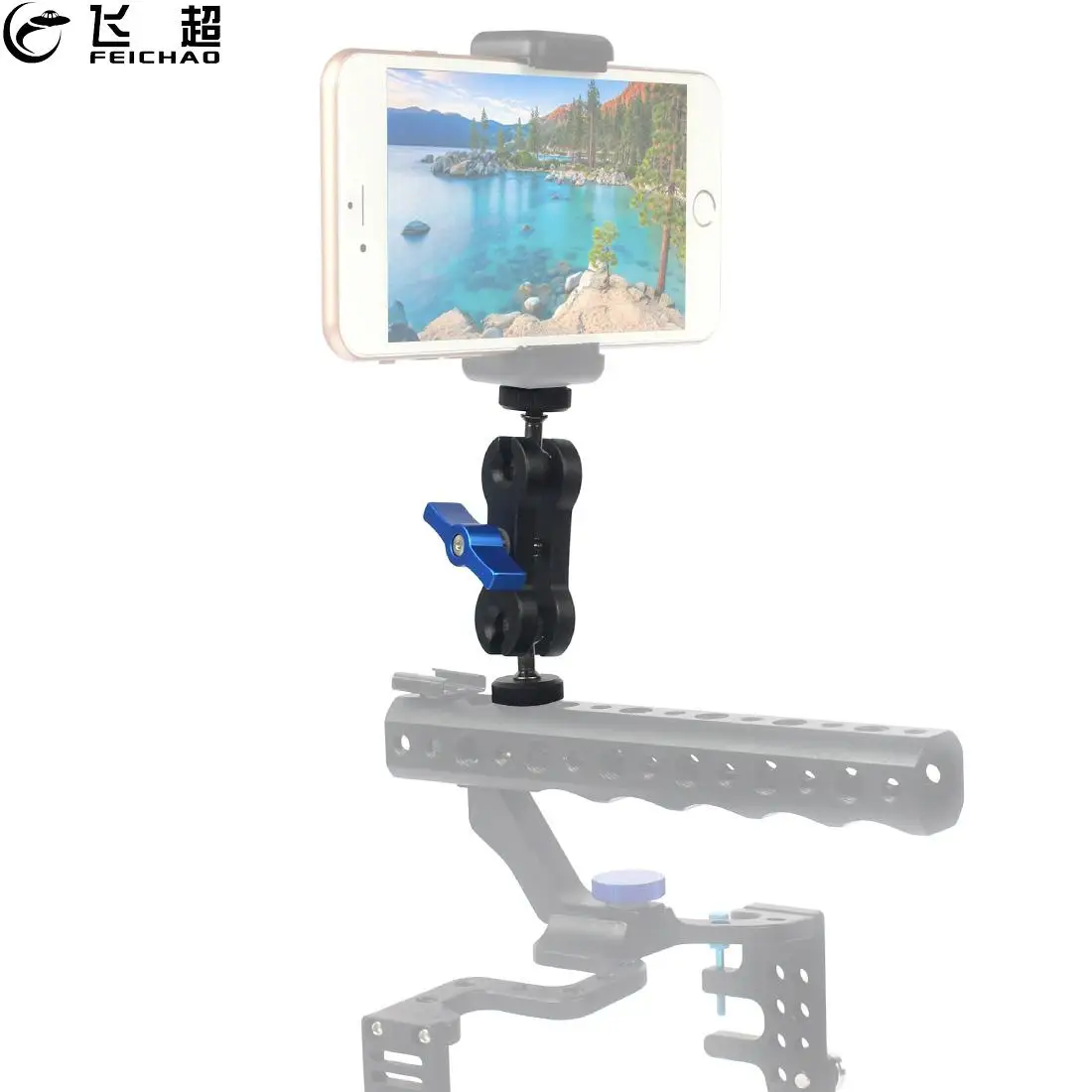 Многофункциональный двойной шаровой головкой Кронштейн 360 Magic Arm крепление 1/4