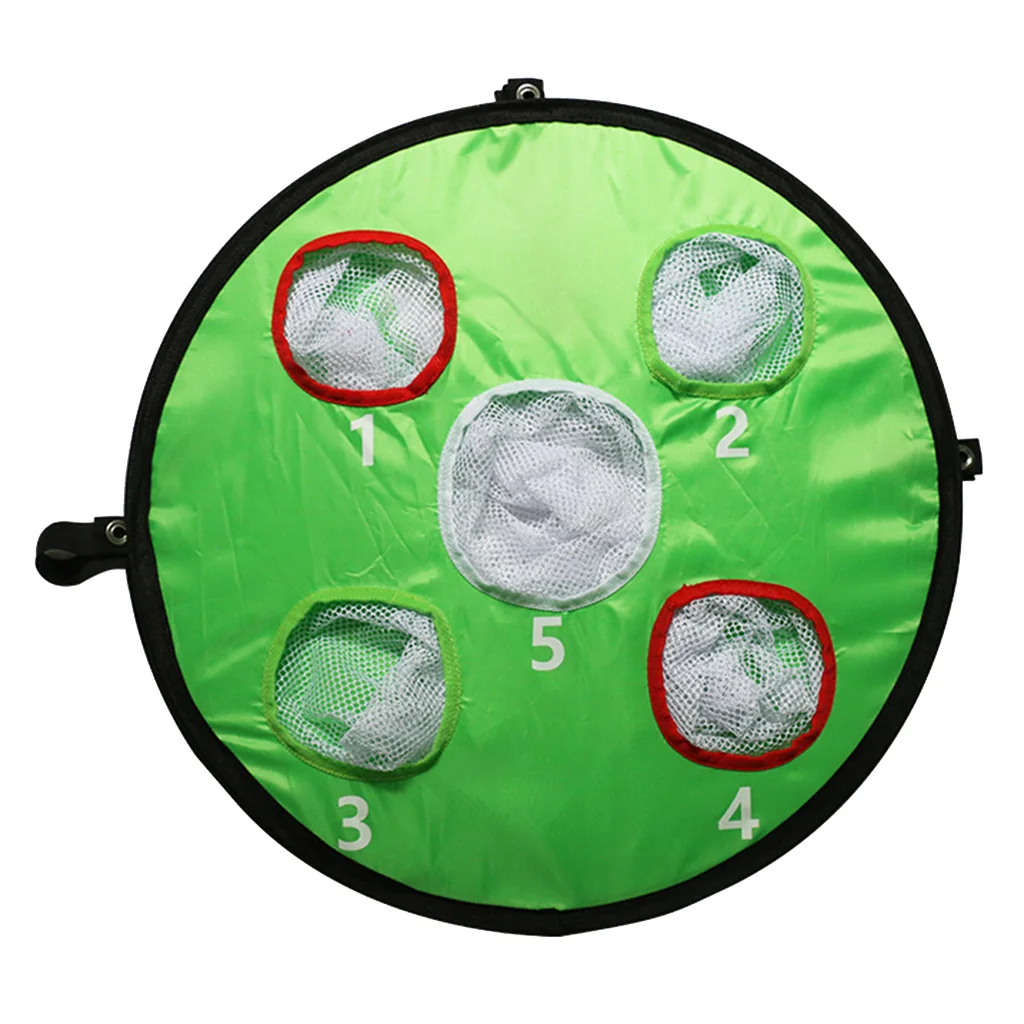 

Foldable Golf Chipping Net 5 Hole Pitching Cage Outdoor Indoor