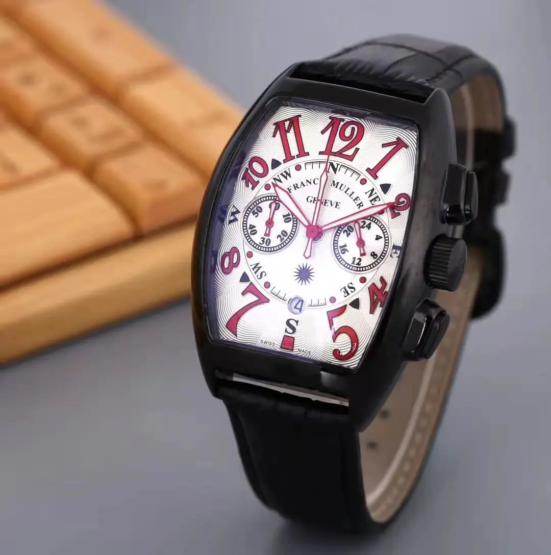 

Hot style fashion casual square quartz belt watch