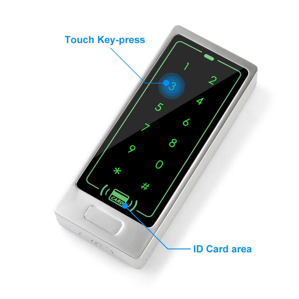 Система контроля допуска к двери Kit 125 кГц RFID считыватель клавиатуры + источник