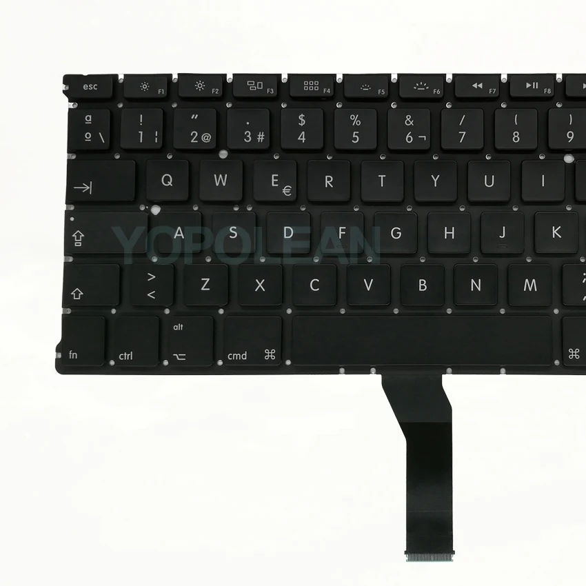 Новинка 5 шт./лот для Macbook Air 13 &quotA1369 A1466 испанская клавиатура с подсветкой 2011-2017