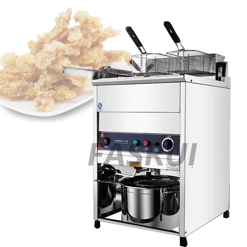 

Frying Machine Commercial Heating Tube Vertical Fryer Machine Fried Chicken Stainless Steel French Fries Electric Fryers