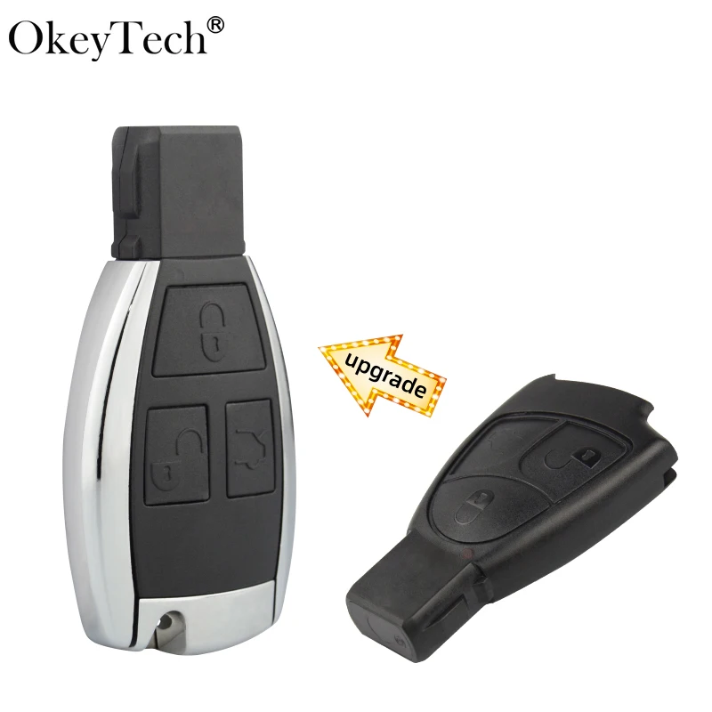 Обновленный дистанционный смарт брелок Okeyetch с 3 кнопками для Mercedes Benz Star C4 C5 102