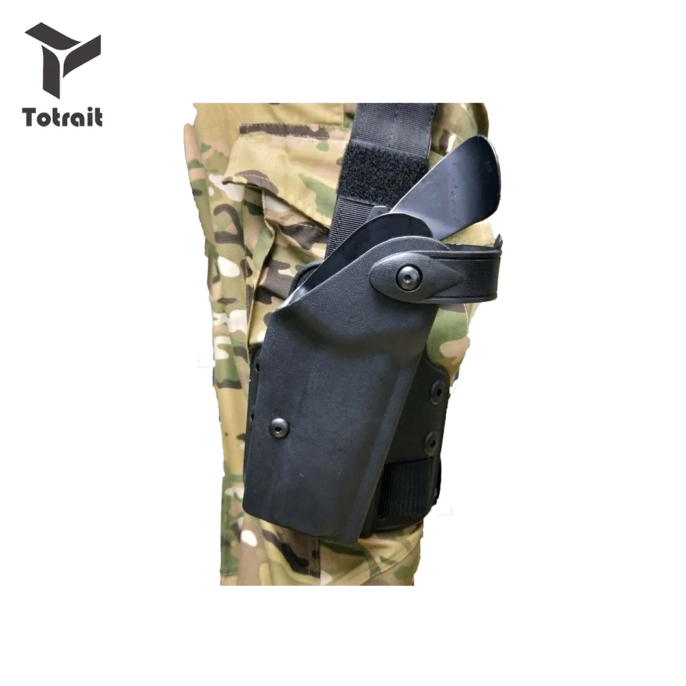 Totrait тактическая ножная кобура пистолет кобура Safariland Combat1911 Регулируемый страйкбол правая рука пистолет Holste |