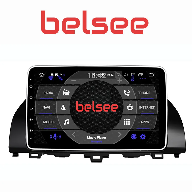 Автомагнитола Belsee PX6 сенсорный экран 10 1 дюйма Android GPS для Honda Accord поколения 2018 2019