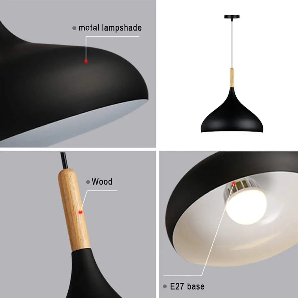 Креативный подвесной светильник современная люстра макарон деревянный высота