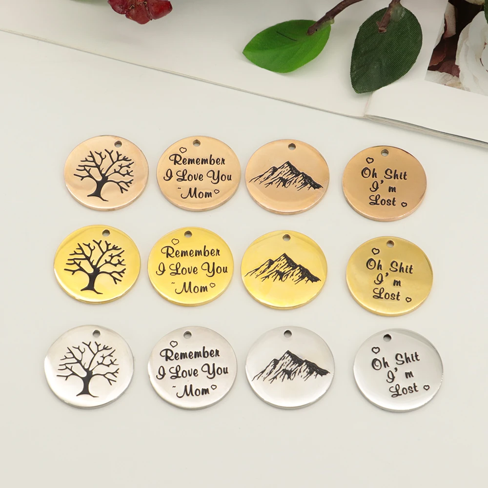 Заказная идентификационная бирка для собаки кошки персонализированные круглые