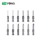 12 шт. 50 мм 14 шестигранный хвостовик с крестообразной головкой насадки для Отвертки Phillips электрического привода ручной инструмент Магнитная отвертка сверла по металлу S2