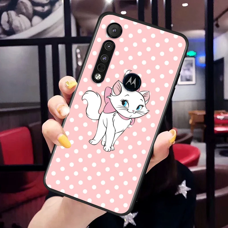 Чехол для телефона с изображением героев Диснея аристокотов Motorola G9 G8 G Edge One E7 E6 Power