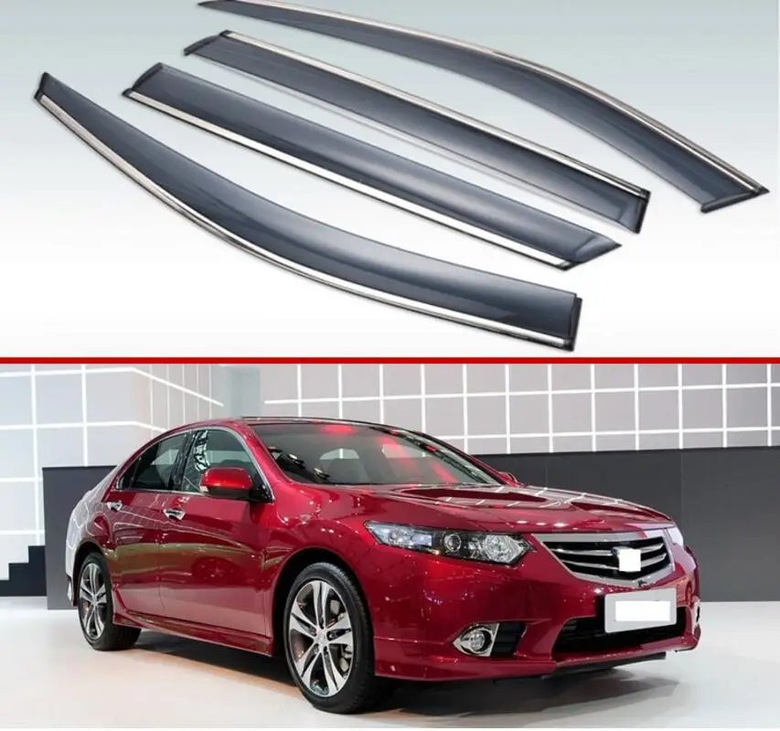 Пластиковый Наружный козырек для Honda Spirior 2009 2014 тенты на окна защита от солнца и