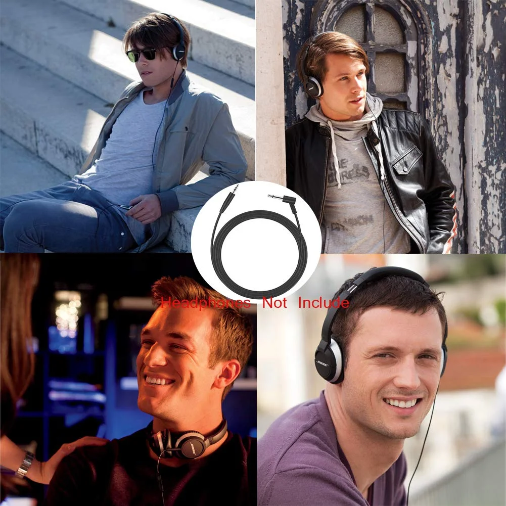 

Replacement Stereo Audio Cable Extension Music Cord Line For Bose OE2 OE2i Headphones