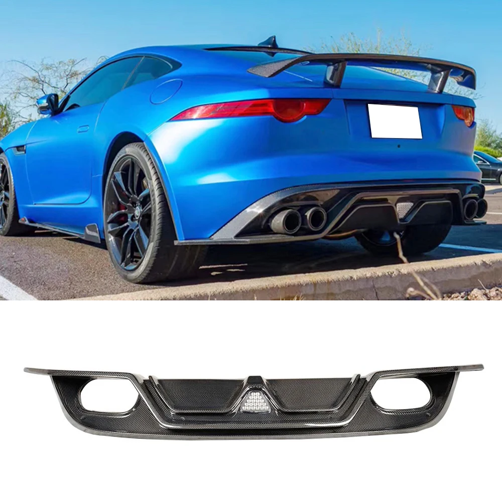 Наборы для тела из углеродного волокна передний бампер задний диффузор спойлер