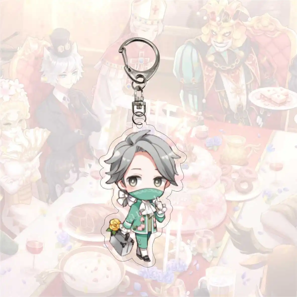 Брелок для ключей Модный аниме брелок с персонажем из мультфильма V доктор Магик