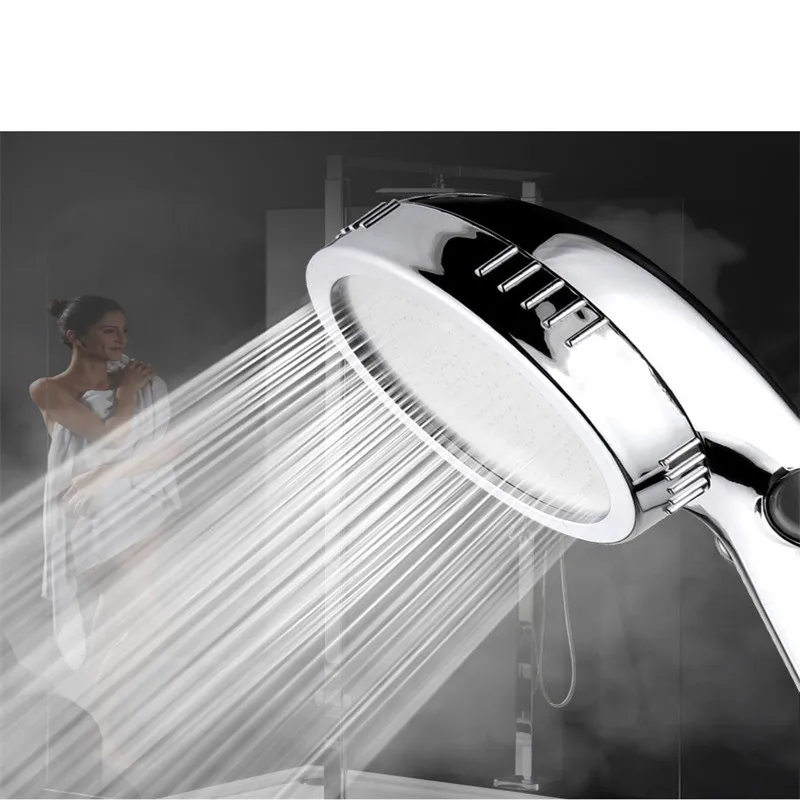 Душевая лейка с контролем давления водосберегающая насадка под давлением одна