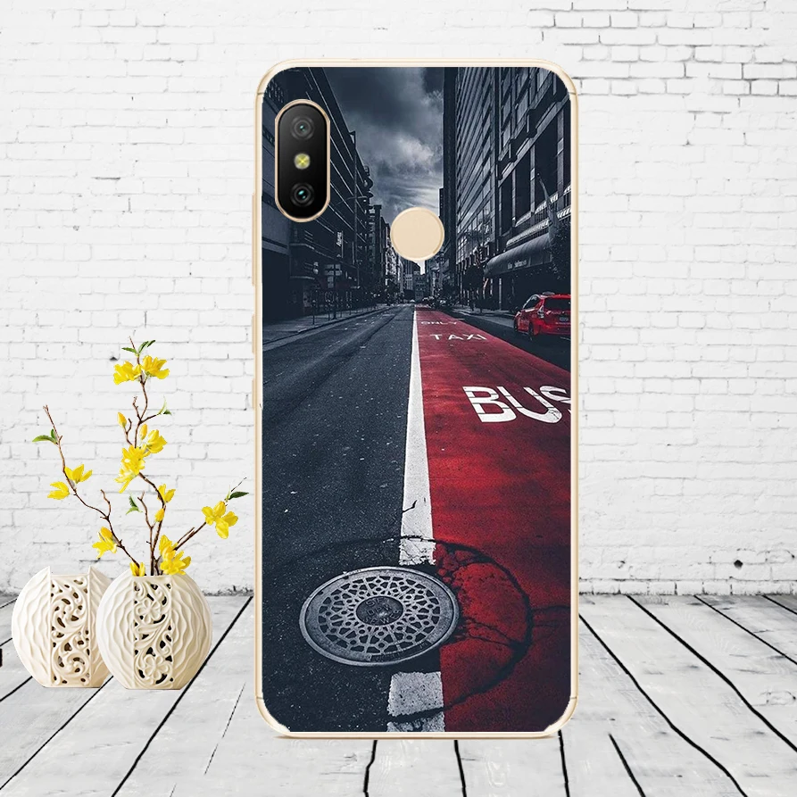 F23 Силиконовый чехол для Xiaomi mi A2 LITE, чехол с полной защитой, мягкая задняя крышка из ТПУ, чехол для телефона s для Xio mi A2 LITE, бампер - Цвет: F23