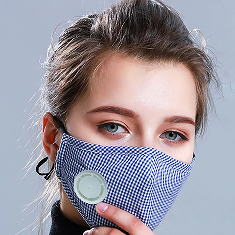 Моющийся многоразовый PM2.5 намордник пылезащитный респиратор защитная маска с дыхательным клапаном для активного отдыха велосипедная маска
