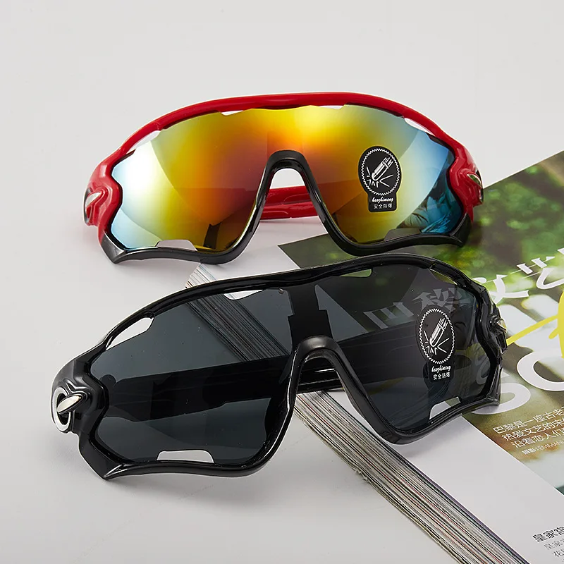 

New Sports Outdoor Sunglasses Reflective Explosion-proof Windproof Cycling Glasses