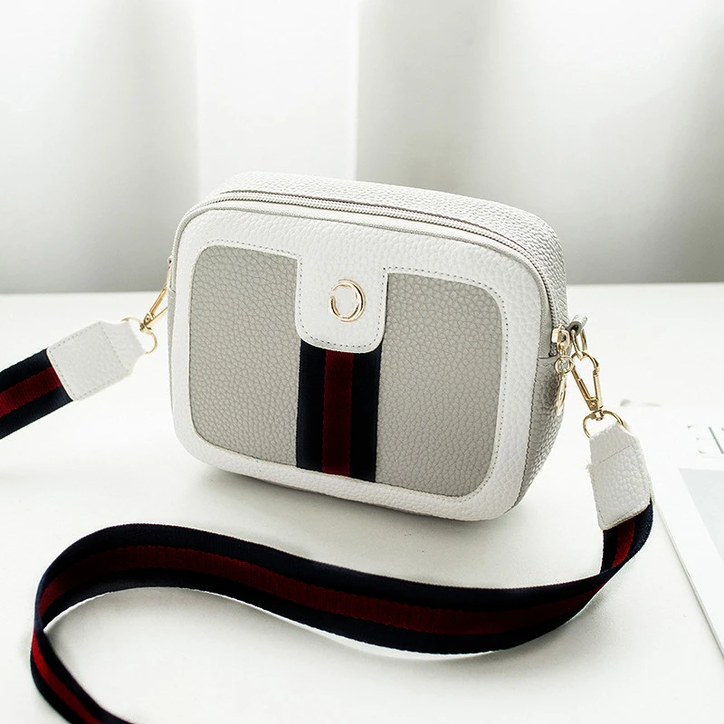 cg womens bag wholesale stripe metal letters 2021 new shouldercrossbody bags contrasting color square sling phone coin purse free global shipping