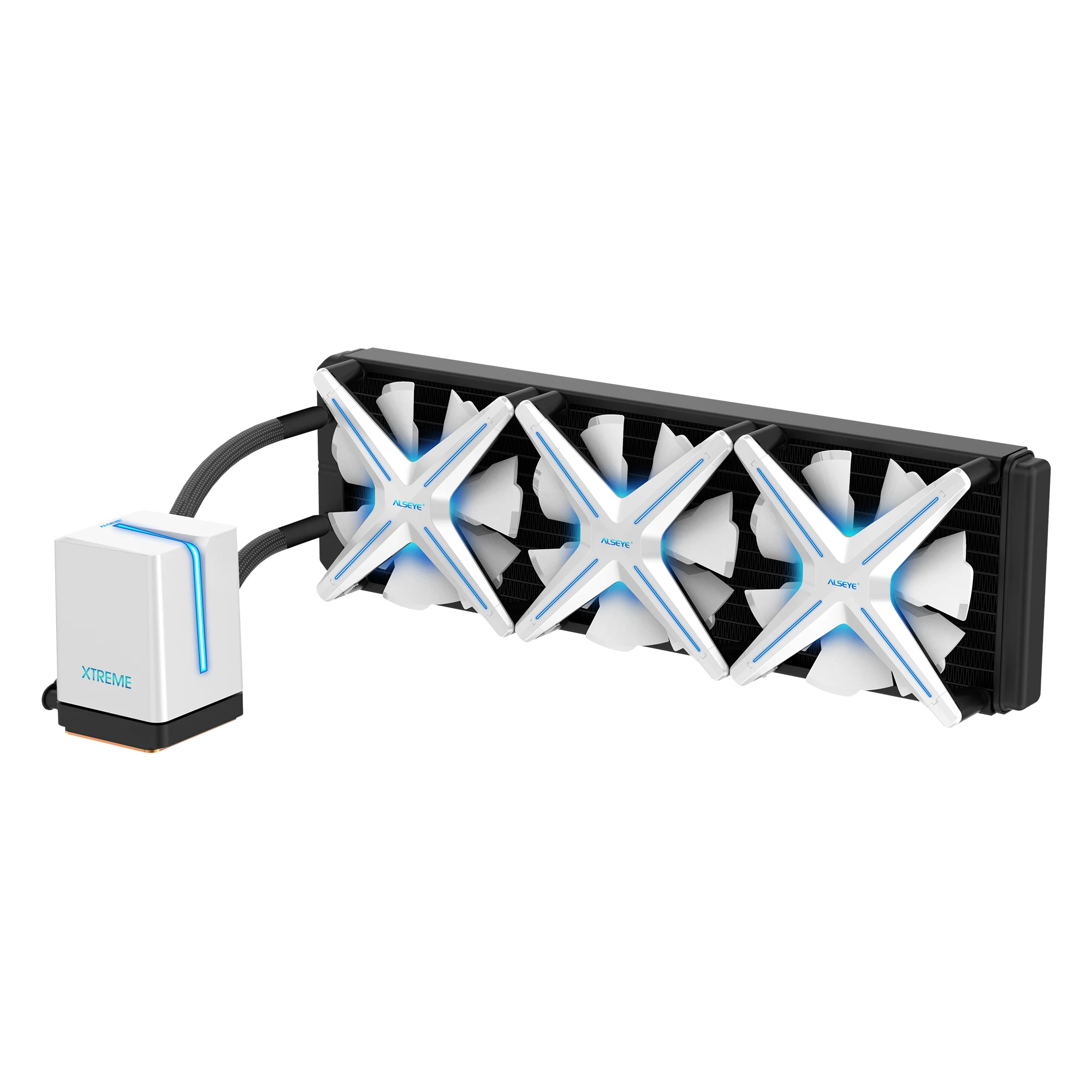 Охладитель жидкости серии ALSEYE XTREME AIO X360 регулируемое RGB Освещение для LGA