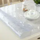 Скатерть нордическая водонепроницаемое покрытие для обеденного стола, защитный коврик на стол, мягкое стекло, маслостойкая Прозрачная ПВХ скатерть космоса