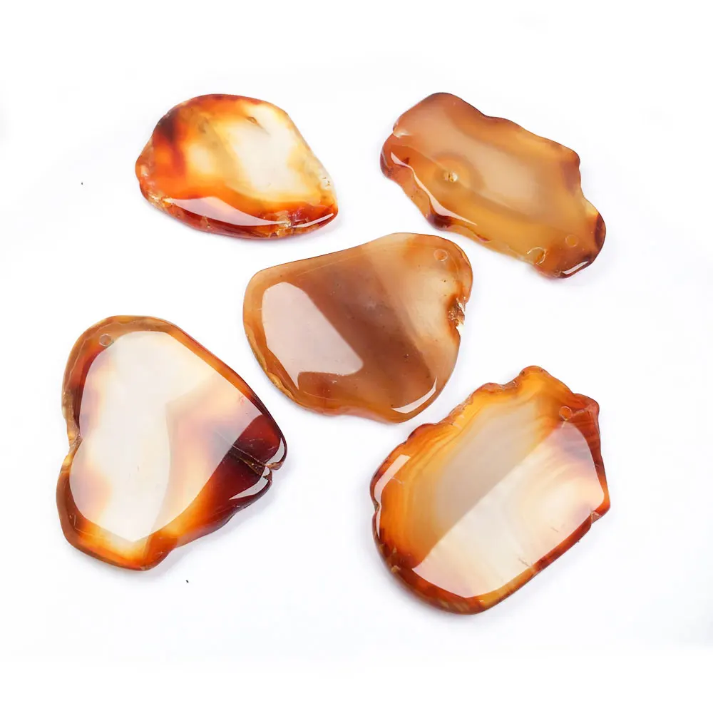 Подвеска из натурального камня Необычные Агаты подвеска для изготовления