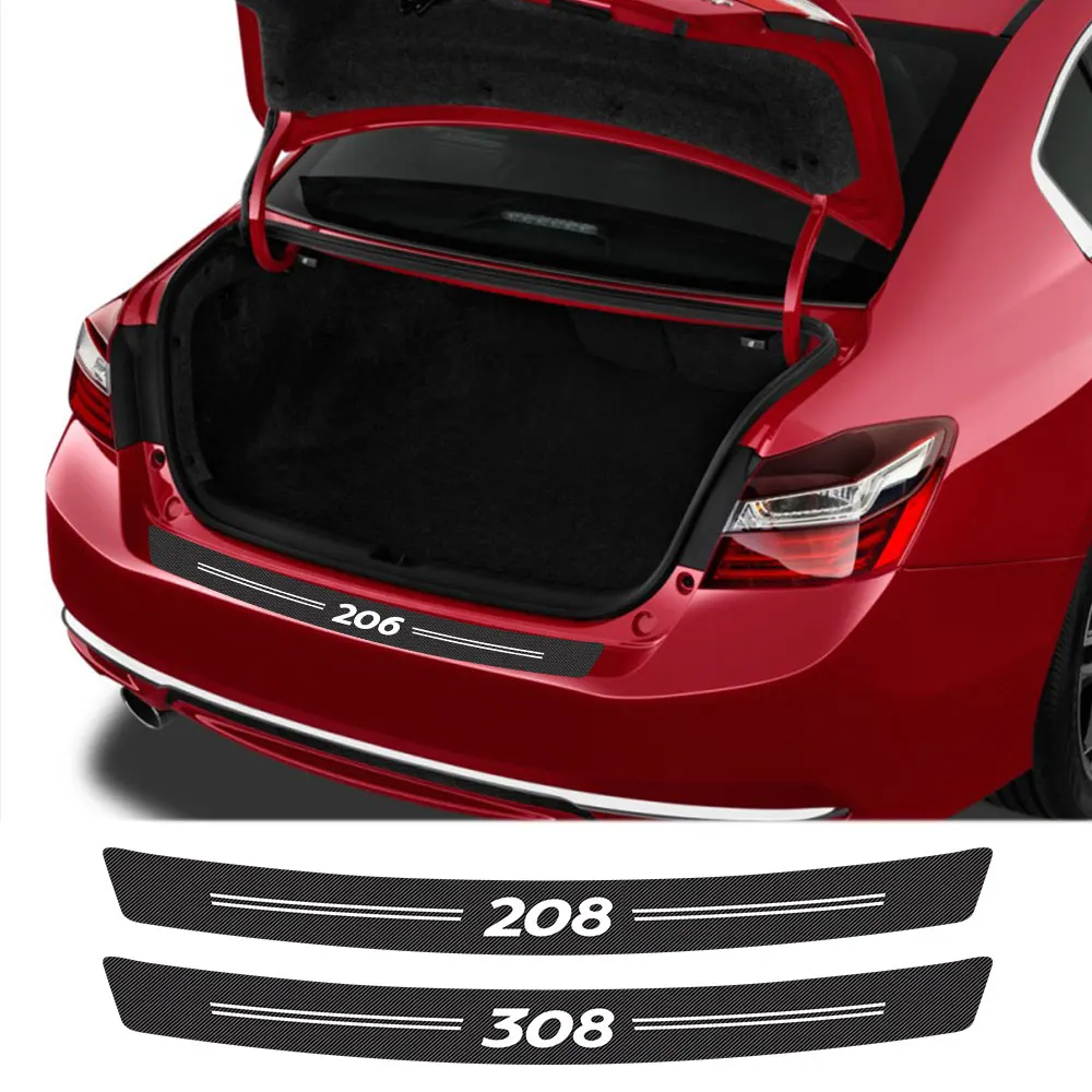 Наклейка защитная для багажника автомобиля Peugeot 307 206 308 407 207 3008 208 508 2008 301 408 107 607 5008 |
