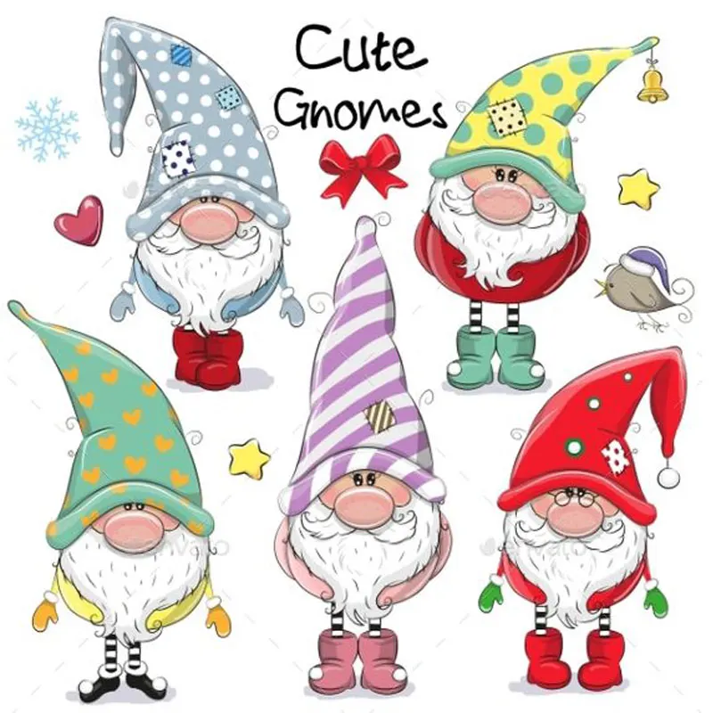 Новый 2019 Забавный санта клаус металлический Трафаретный вырубной штамп