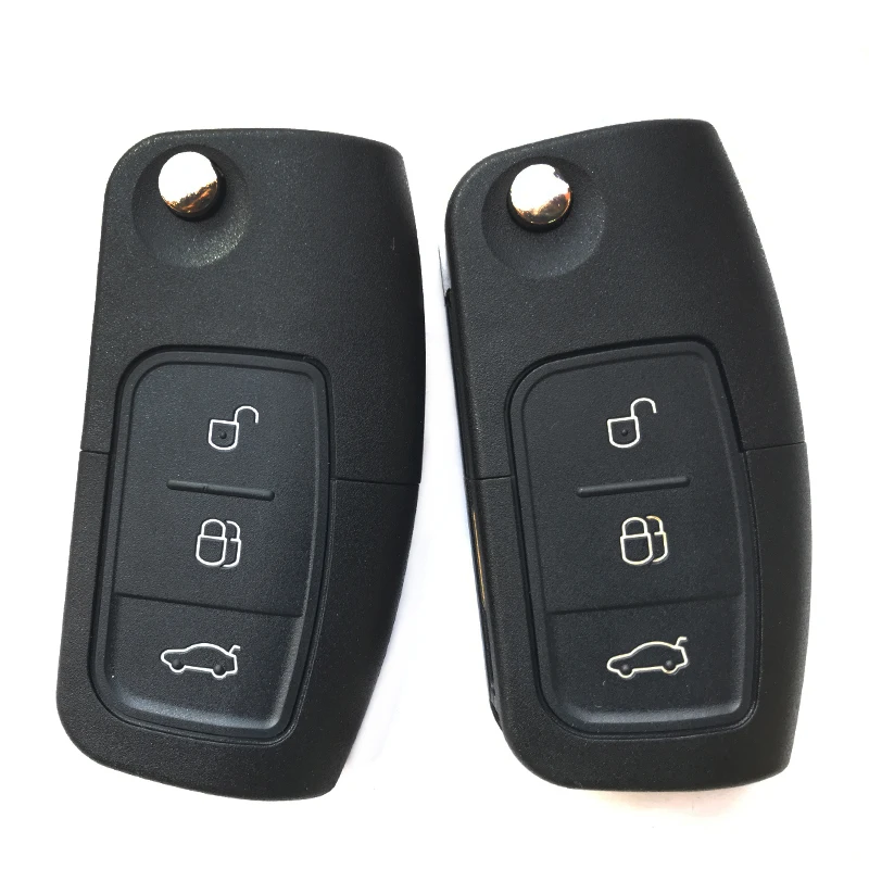 Раскладной чехол для автомобильного ключа с 3 кнопками Ford Focus Fiesta C-Max S-Max Ka Mondeo Galaxy