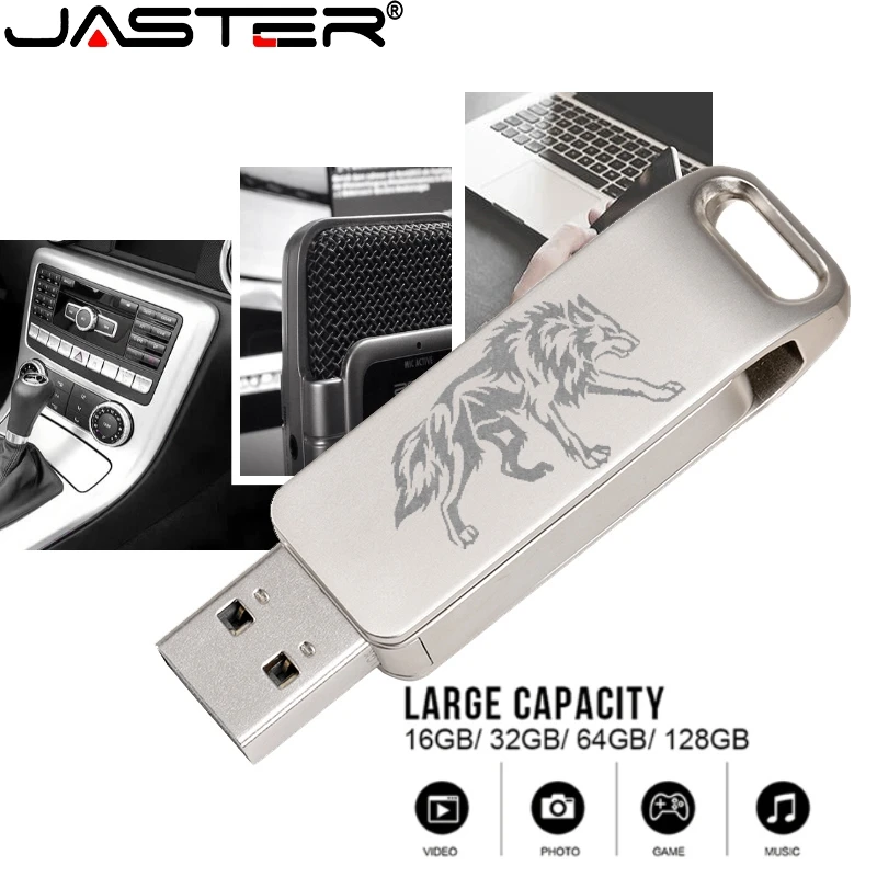 

JASTER Mini USB 2.0 32GB 64GB Real capaciteit usb flash drive 128GB pendrive 16GB 8GB pen drive u disk flash memory stick