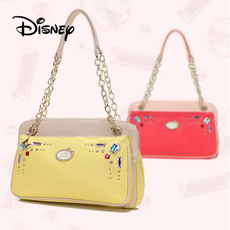 Женская сумка на плечо Disney Minnie Mouse модная женская с цепочкой ремешке сумки клатчи