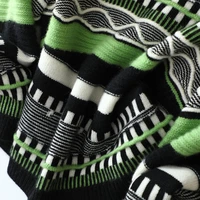 2020 fashion designers loose sweater brand high quality womens crew neck striped 100 cashmere pullovers for women