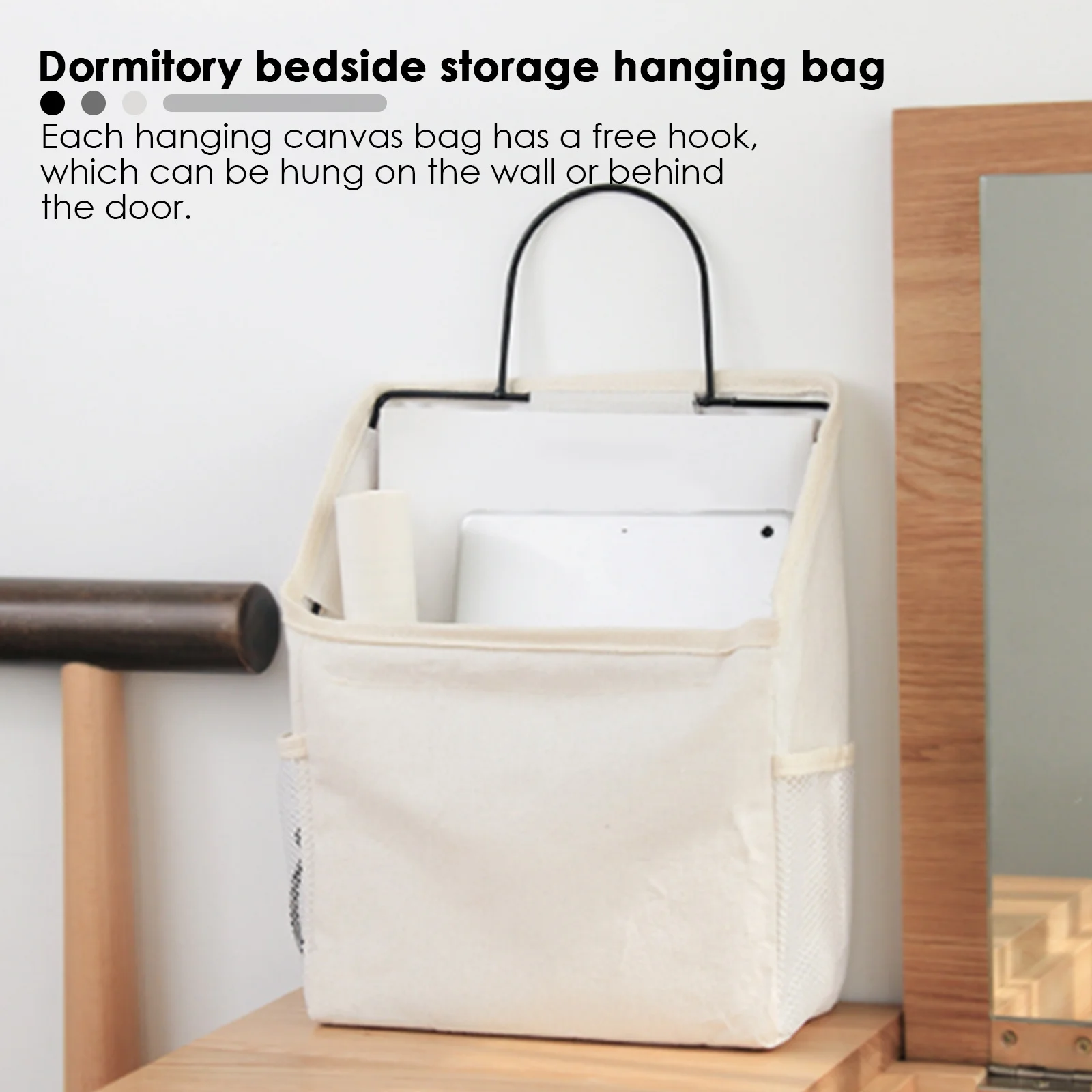 Настенные сумки для хранения настольный органайзер корзина из хлопка и льна