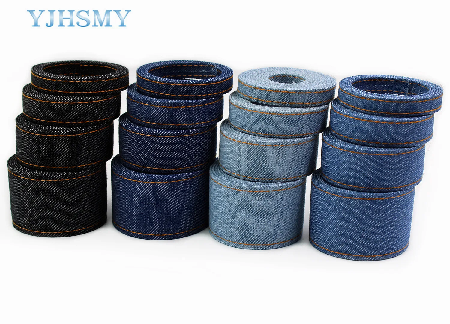 Стежка джинсовой лентой слоев ткани джинсы с бантом ленты 5 метров 3/8 'Ƈ'Ƈ 1/2