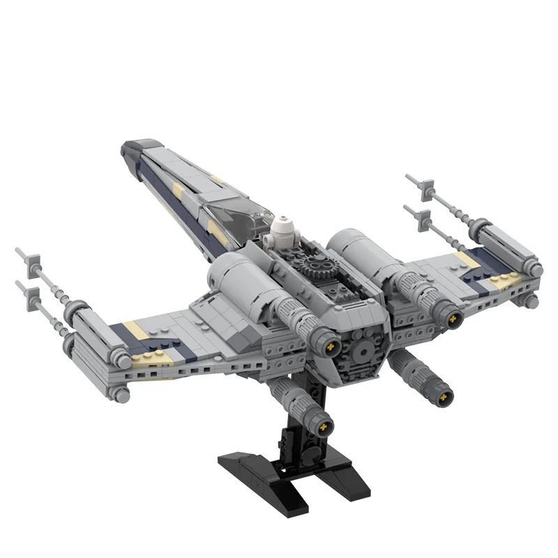 Buildmoc Mini галстук с изображением звезд Fighter X Wing microfighter Wars AT Walker строительные блоки