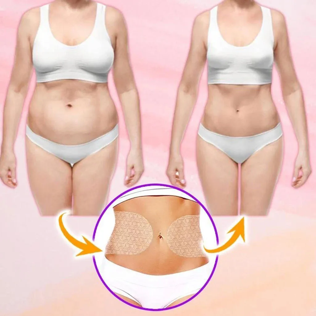 15 Days 5pc Wonder Patch Quick Slimming Belly Slim Abdomen Fat Burning Navel Stick Slimer Face Lift Tool Weight Loss | Спорт и