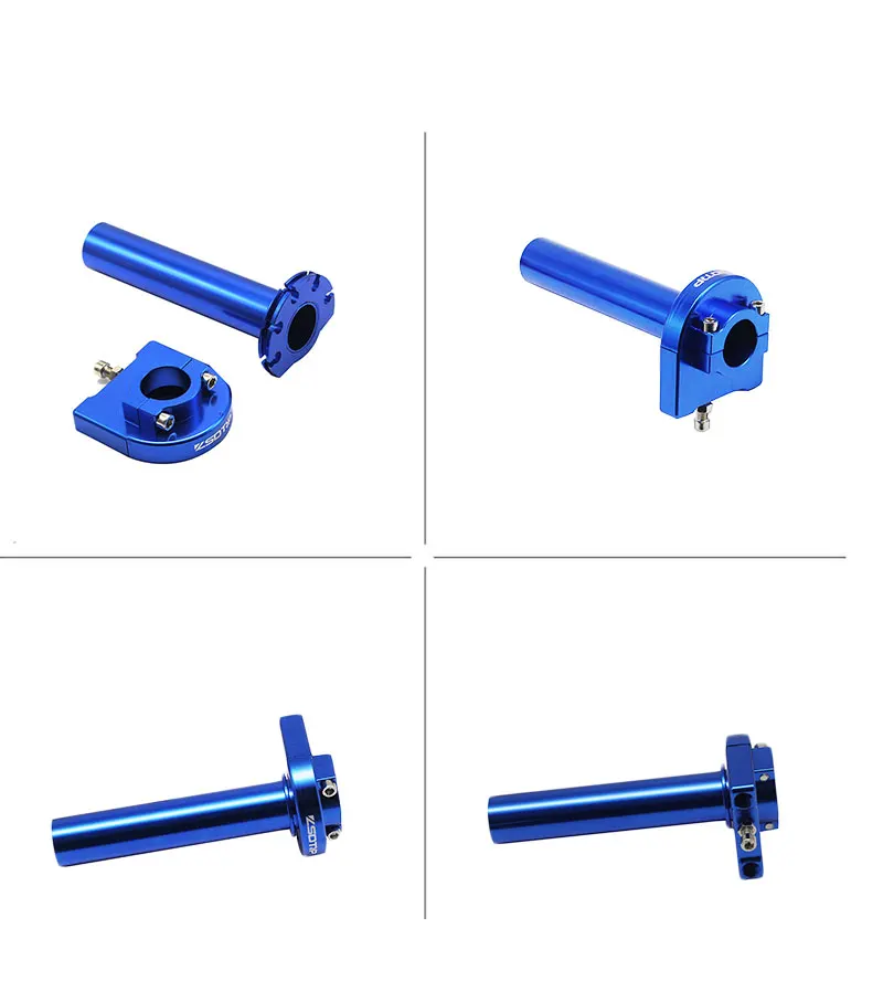 

Dirt Pit Bike Motocross CNC Aluminum Throttle Grip + Throttle Cable 22mm Quick Twister Motorcycle Modified Spare Parts