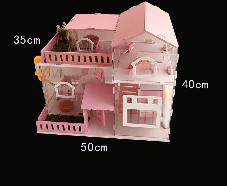 Акриловая клетка для хомяка двухслойная основная виллы маленькая садовая