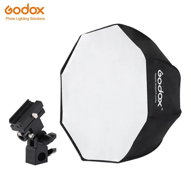 Godox 80 см восьмиугольник соты сетчатый Зонт софтбокс светильник стенд зонтик кронштейн комплект для строб студия Вспышка Скорость светильник - Цвет: Серый